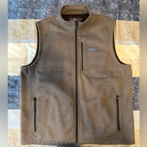Vineyard Vines Men's Gray Mountain Sweater Fleece Vest